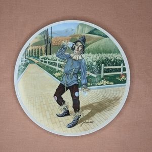 Rare Wizard of Oz Collector Plate - Scarecrow